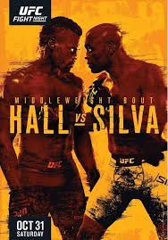 UFC Fight Night 181. Юрайя Холл-Андерсон Сильва. 31 октября. США. Результаты