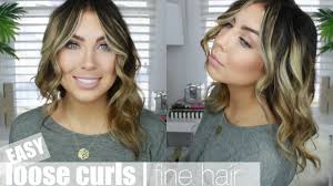 Top picks related reviews newsletter. My Go To Loose Curls Fine Hair Youtube