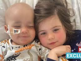 Girl, four, saves baby brother's life by donating her stem cells
