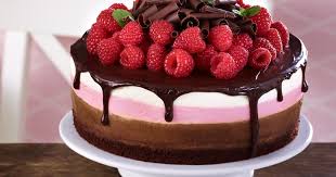 Triple Layer Mousse Cake Recipe Mousse Cake Cake Cake Recipes