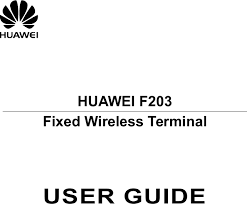 In standby mode, press left soft key and then press the * key to unlock the keypad . F203 Fixed Wireless Terminal User Manual F203 A AÂº Tata 0308 Huawei Technologies