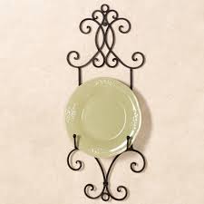 Metal Scroll Wall Mount Plate Rack Plates On Wall Wall Plate Holder Plate Wall Decor
