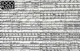 Black And White Puzzle Images Sheet Music 1000 Piece Puzzle 19 99 Sheet Music Musicals Hard Music