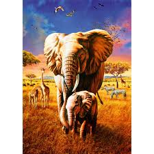 Besonders tiere und beliebte figuren motivieren kinder ab ungefähr 2 jahren die einzelteile passend zusammenzulegen. Puzzle Wilde Tiere Puzzle De