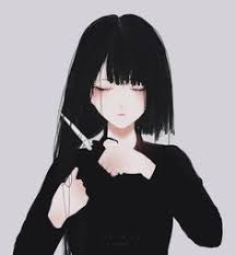 Image of the 33 most beautiful anime girls who will catch your eye. Girl With Black Hair