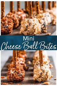 Mini Cheese Ball Bites Are The Perfect Easy Appetizer To Serve At Holiday Parties These Tasty Little Cheese Cheese Ball Bites Appetizers Easy Fruit Appetizers