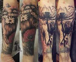 Half Sleeve Tattoo X Ray Flowers Flower Tattoo Sleeve Sleeve Tattoos Tattoos