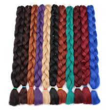 Besides your hair color, you have to match the hairstyles to the wedding attire on your big day. Xtrend Synthetic Kanekalon Colorful Hair Braiding Hair Extensions 82in Xtrend Hair
