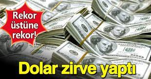 Bugün dolar kuru ne kadar, kaç tl oldu? Dolar Rekora Doymuyor Serbest Piyasa Dolar Canli Dolar Kuru Euro Dolar Parite