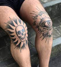 Michael Joss Michael Joss Tattoo Added A Photo To Their Instagram Account Healed And Settled Knees Thank You Noe Knee Tattoo Blackwork Tattoo Ink Tattoo