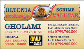 Aceste cursuri pot fi modificate de mai multe ori in timpul zilei in functie. Oltenia Exchange