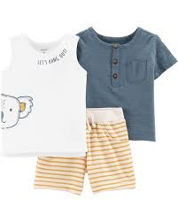 3 Piece Koala Little Short Set Carters Com