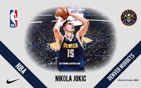 Choose your favorite wallpaper or shuffle random or favorite images of nikola jokic in your new tab. Download Wallpapers Nikola Jokic Denver Nuggets Serbian Basketball Player Nba Portrait Usa Basketball Pepsi Center Denver Nuggets Logo For Desktop Free Pictures For Desktop Free