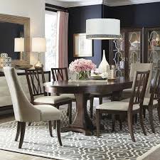 Presidio Oval Dining Table By Bassett Furniture Includes Two 21 Leaves To Extend To 126 And Seat U Oval Dining Room Table Oval Table Dining Dining Room Table