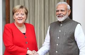 German chancellor angela merkel arrived in new delhi on thursday. Maskless Merkel Braves Severe Delhi Smog
