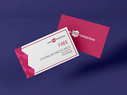 Browse thousands of business card templates and use our maker to create your very own business card! 2 Free Flying Business Card Mockups Psd
