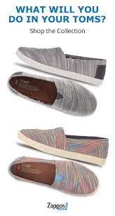 Zappos Carries One Of The Largest Collections Of Toms For Men Women And Kids Each Style Features Their Signature Classic Toe Stitching Shoes Toms Shoes Toms