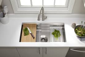 Kohler kitchen sinks undermount stainless steel. Buy Kohler Prolific 33 Inch Workstation Stainless Steel Single Bowl Kitchen Sink With Included Accessories 11 Inches Deep 18 Gauge Undermount Installation K 5540 Na Online In Vietnam B00s8erf3a