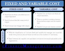 Variable And Fixed Costs Fixed Cost Cash Flow Statement Financial Management