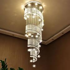 Spiral Raindrop Chandelier Raindrop Crystal Chandelier Crystal Chandelier Lighting Staircase Chandelier Crystal Ceiling Light
