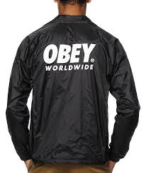 Obey Capsule Coach Jacket Zumiez Coach Jacket Jackets Mens Outfits