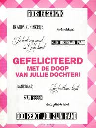 Kaart Gefeliciteerd Doop Dochter Leef Kaarten Kameel Nl