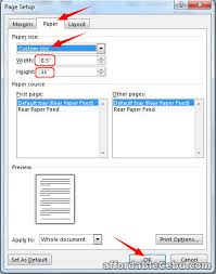 In page setup, select a size from the paper size list. Short Bond Paper Size In Microsoft Word Computers Tricks Tips 30616