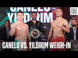 Canelo Vs Yildirim Full Weigh In Event Youtube