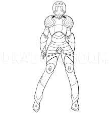 How To Draw Armor, Step By Step, Drawing Guide, By Dawn - Dragoart