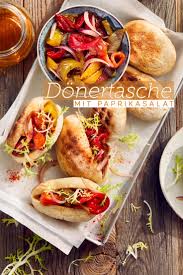 Donertasche Mit Paprika Salat Rezept In 2020 Paprika Salat Doner Rezept Paprikasalat