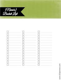 Free Bucket List Printable Glo Up In 2019 Bucket Online