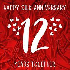 12 th anniversary celebration vector template design illustration. 31 12 Years Silk Wedding Anniversary Ideas 12th Anniversary Wedding Anniversary Parents Anniversary