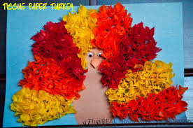 Learn how to make and attach a simple leather tag to a moleskin notebook. Tissue Paper Turkey Kid S Craft Creative Housewives