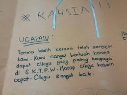 Yang menjadi permasalahan bagaiamana ucapan pernikahan untuk sahabat. Blog Cikgu Zahidi Sekolah Pertandingan Buat Kad Lain Mereka Buat Kad Lain