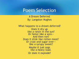 Class 12 complete english notes 2020 pdf. Poetry Project Model English Class Ms Johnson Poem Selection A Dream Deferred By Langston Hughes What Happens To A Dream Deferred Does It Dry Up Like Ppt Download