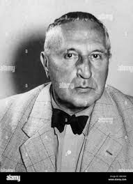 The architect Ernst May in 1956. May, who built numerous settlements with  functional apartments at affordable prices, was born