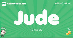 The names' popularity increased from the 1900s up to the 1940s. Jude Meaning Of The Muslim Baby Name Jude