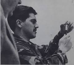 Force Topographic Platoon performs Base survey for hands-on training at  Lejeune. Pages 8,9 L to R) Martin Maestas, Mark Griffin