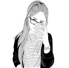 Black And White Glasses Drawing Drawinggoal Glasses Iphone Esbozar Dibujos Como Dibujar Cosas Lindos Dibujos Tumblr
