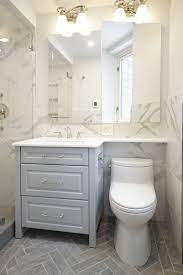This Tiny Master Bath Converted From Tub To Shower Is Perfectly Planned With Our Custom Van Tub To Shower Conversion Small Master Bath Custom Bathroom Vanity