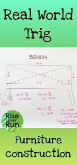 Real World Trig Furniture Design Activity Students Will Love Geometry Trigonometry Geometry Activities High School Trigonometry Geometry High School