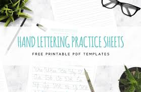 How To Get Started With Hand Lettering Free Printable Worksheets Medialoot The english alphabet consists of 26 letters.