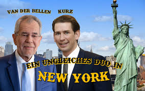 .i̇klim değişikliği konferansı mut zur schönheit: Alexander Van Der Bellen Sebastian Kurz Ein Ungleiches Duo In New York