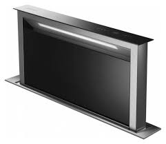 Smeg Kdd90vxne Floor Mounted Downdraft Hood Cm 90 Stainless Steel Black Glass Vieffetrade