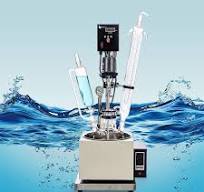 1L Borosilicate Glass Reactor Stainless Steel Jacket Chemical Distillation  Device for Sale