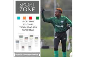Thembi kgatlana of south africa scores her country's first ever goal during the 2019 fifa women's world cup group b football match between spain and south africa, on june 8, 2019, at the oceane. Gsport4girls Thembi Kgatlana Joins Sport Zone As Brand Ambassador