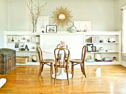An exquisite way of adding wallpaper to the dining room [from: My Houzz Feminine Chic Charms In A Chicago Rental Eclectic Dining Room Chicago Houzz