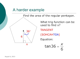 The formula to find the area of a regular polygon is mentioned here. Areas Of Regular Polygons Ppt Video Online Download