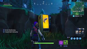 Adding vending machines provides a way to pick up cool weapons when you get tired of hoping to find loot chests. Fortnite Spray A Fountain A Junkyard Crane And A Merchandising Machine Areas