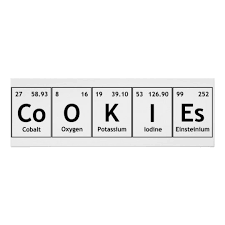 Cookies Chemistry Periodic Table Words Element Sym Poster Zazzle Com Periodic Table Words Chemistry Periodic Table Chemistry